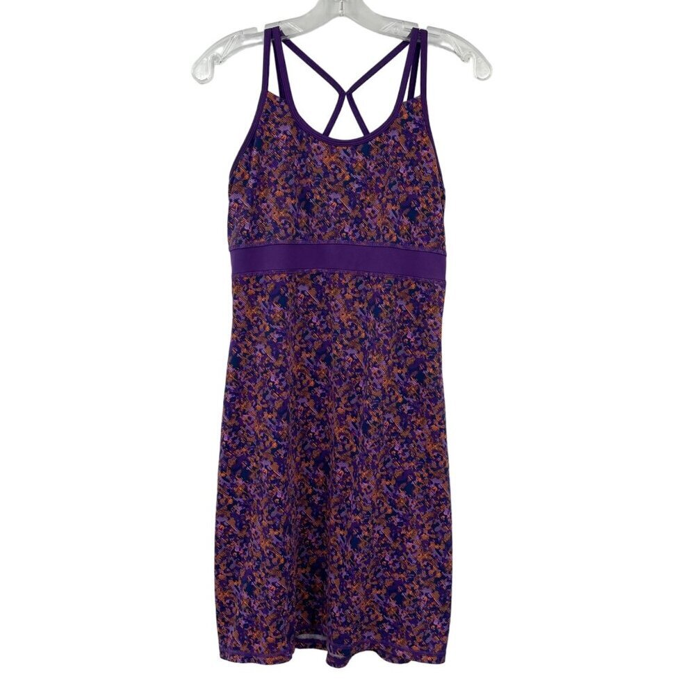 GAIAM Shine Street to Studio Dress Women's Small Yoga Athletic Purple Athleisure